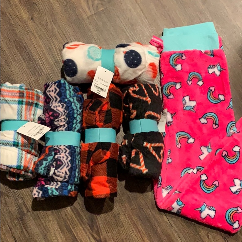 Girls fleece pajama pants